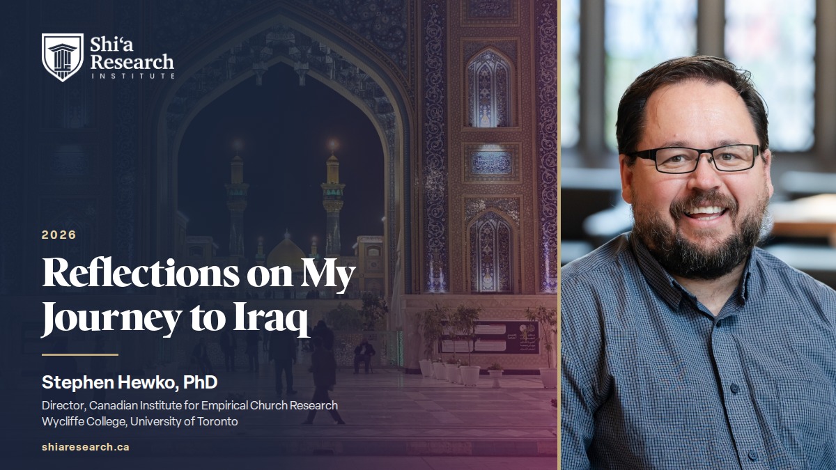 Reflections on My Journey to Iraq – by Stephen Hewko